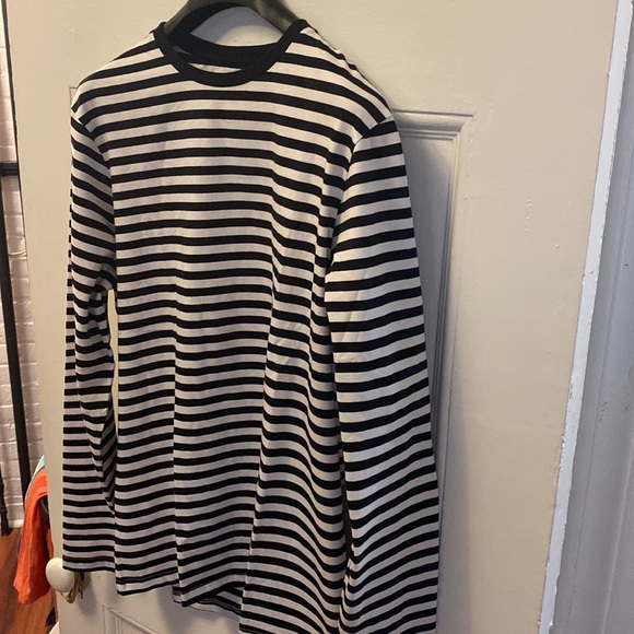 Denim & Flower Black & White stripe long sleeve jersey - Picture 5 of 12